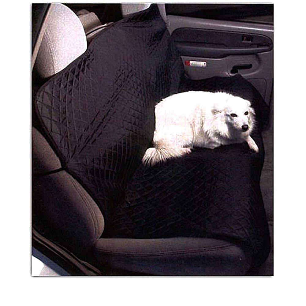 [Australia] - Quilted Pet Seat Cover for Bench Style Seat, 57x46. Black w'Diamond Pattern. 