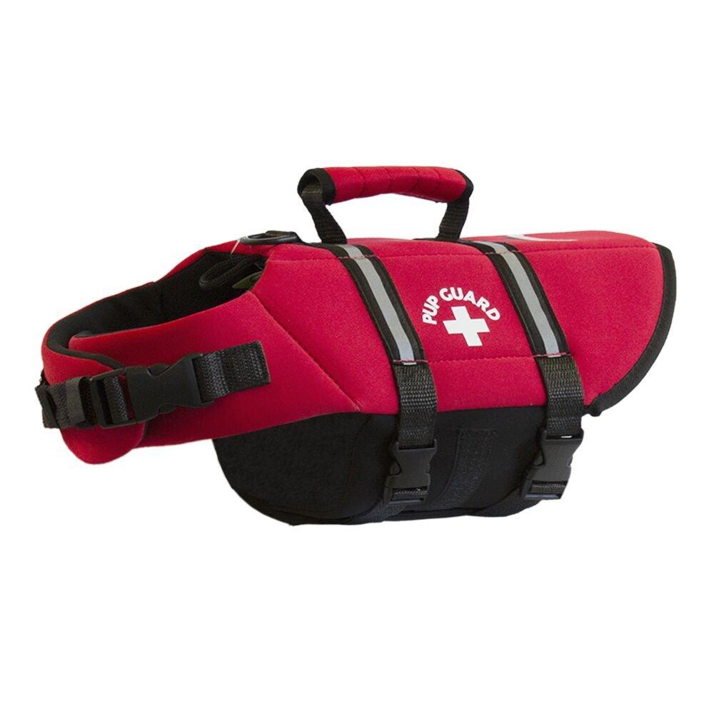 [Australia] - Travelin K9 Premium Red Neoprene Dog Life Jacket, Reflective, Bouyant (Small 20-24" Chest) 