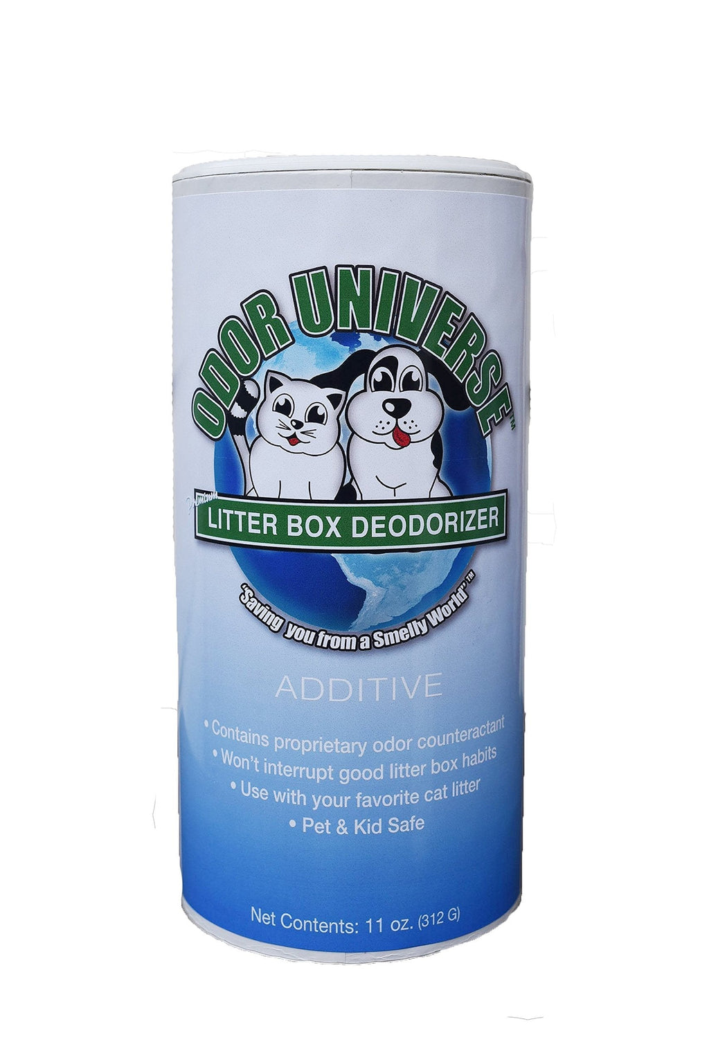 [Australia] - Odor Universe Litter Box Deodorizer Professional Strength Kitty Litter Odor Control and Odor Destroying Powder Non-Toxic and Biodegradable Order Eliminating Granules 11 oz. 