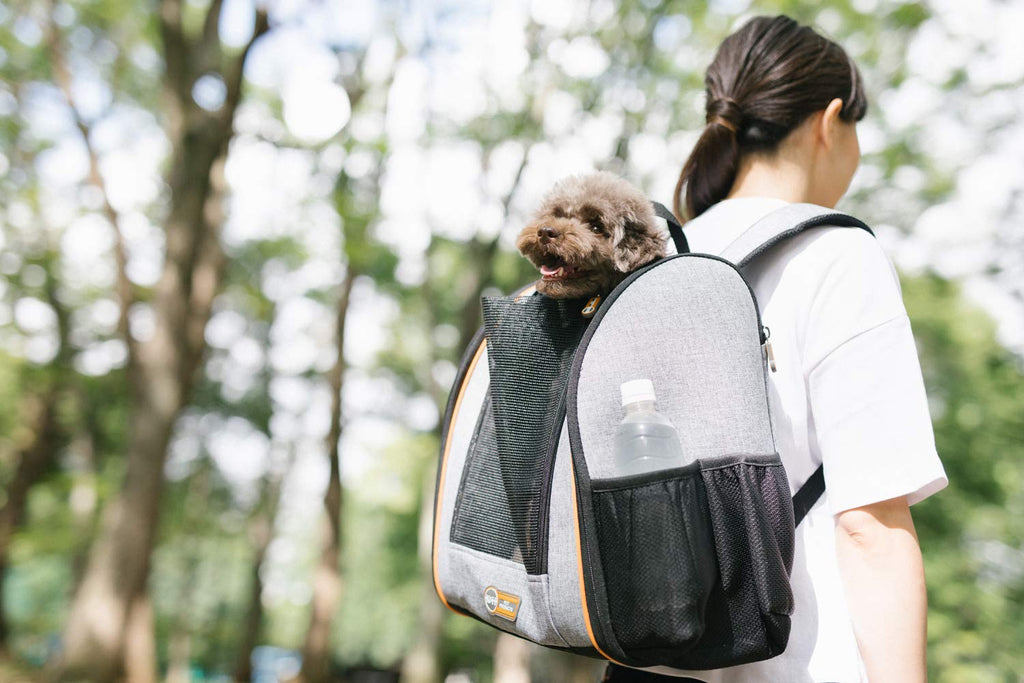 [Australia] - K&H Pet Products Backpack Pet Carrier Gray Backpack Carrier 