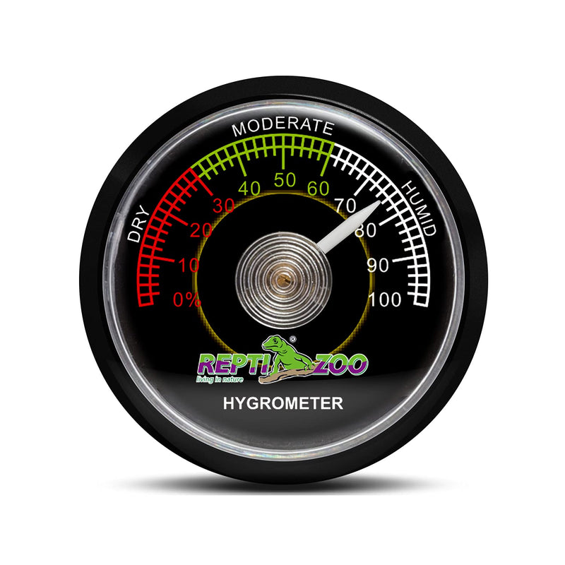 REPTI ZOO Reptile Terrarium Hygrometer,Dial Gauges Pet Rearing Box Hygrometer - PawsPlanet Australia