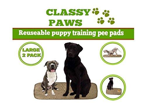 [Australia] - Dog Pee Pads 2-Pack Washable/Reusable Training Pee Pads (30x36) Large, Dog/Puppy Cats, Fast Absorbing Waterproof, Traveling Pee Pad, Mattress Protector, Pet Car Seat Protector, Cat Toilet 