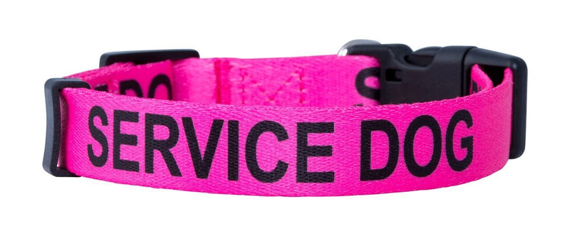 [Australia] - Native Pup Service Dog Collars Medium Pink 