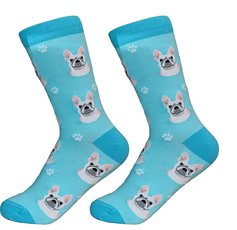 French Bulldog Socks -200 Needle Count-Cotton Socks- Life Like Detail of Frenchbulldog - Unisex, One Size Fits Most - PawsPlanet Australia