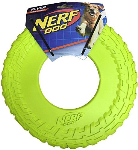 Nerf Dog TPR Flyer, 10-Inch (Great Toy for Your Favorite Pooch) (Neon Yellow) - PawsPlanet Australia