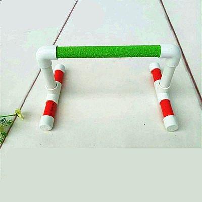[Australia] - Hypeety Small Bird Parrot Stand Perch Table Top Stand Playground Grind Perch Swing Training Playstand Exercise Chew Toys for Budgies Parakeet Cockatiel Conure Finch L 