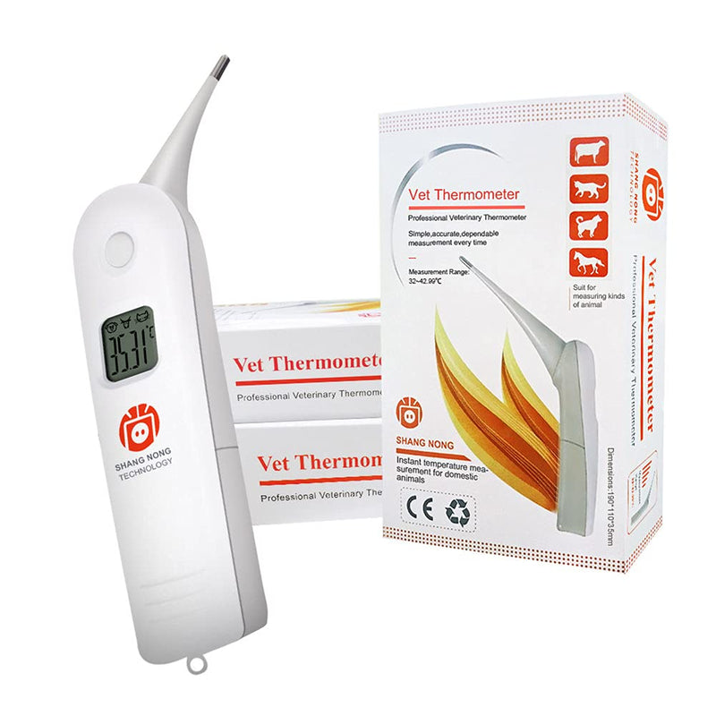 Animal Electronic Ehermometer Pet Thermometer Digital Thermometer is a Fast Rectal Thermometer for Dogs,Horse, Cats, Pigs,Sheep - PawsPlanet Australia
