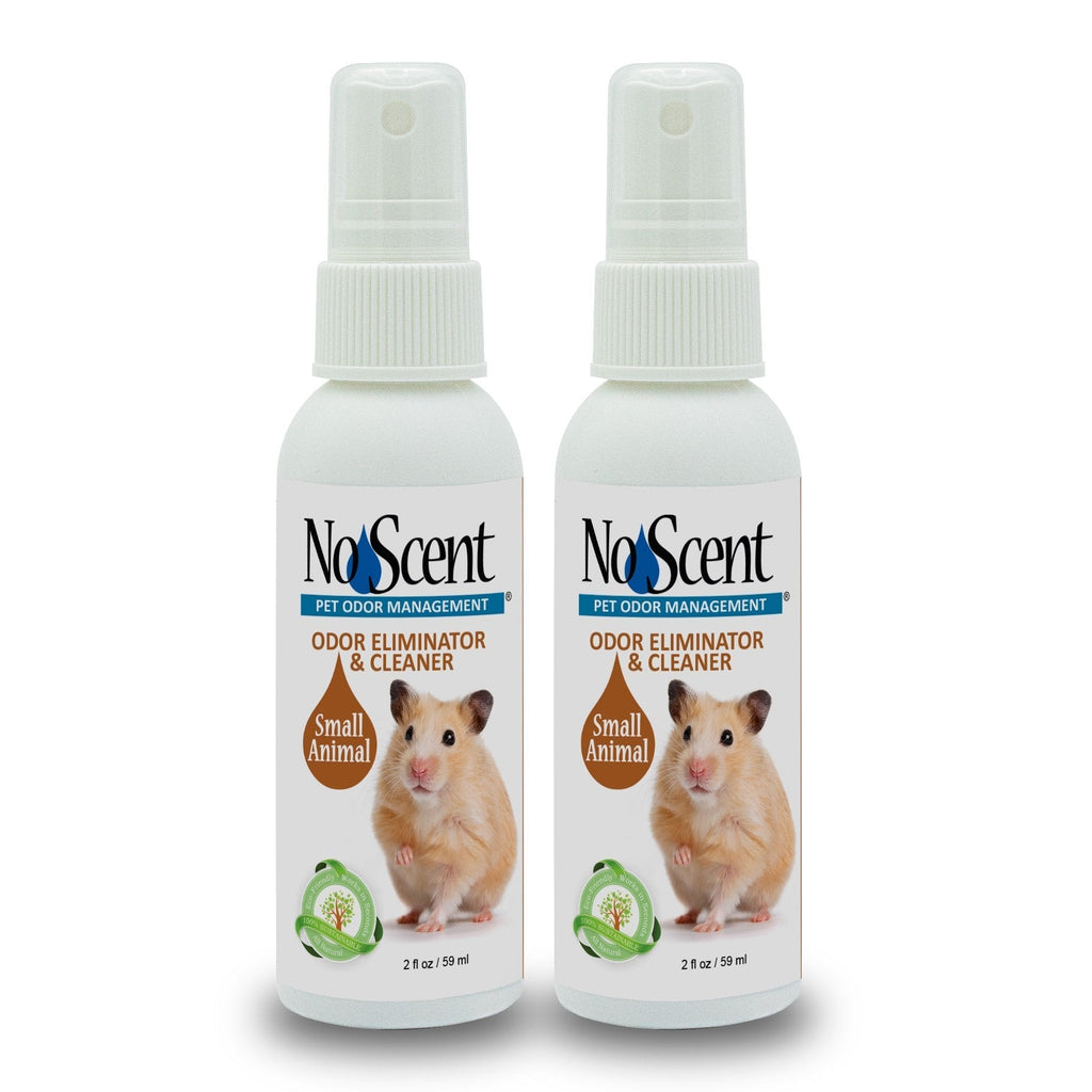 No Scent Small Animal - Professional Pet Waste Odor Eliminator & Cleaner - Safe All Natural Probiotic & Enzyme Formula Smell Remover for Hutches Tanks Enclosures Bedding Toys and Surfaces 2 Ounce (Pack of 2) - PawsPlanet Australia