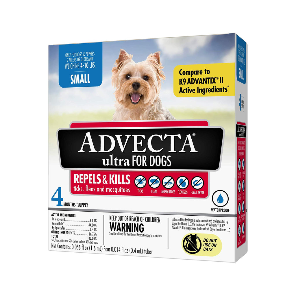 Advecta Ultra Flea & Tick Topical Treatment, Flea & Tick Control for Dogs Small - PawsPlanet Australia