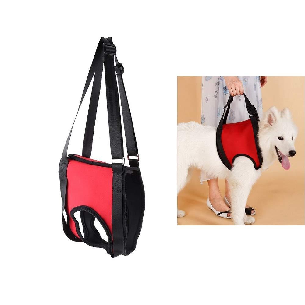 [Australia] - Dog Support Harness, Pet Walking Aid Lifting Pulling Vest Sling Support Rehabilitation for Old & Injured Dogs(M-Front) 