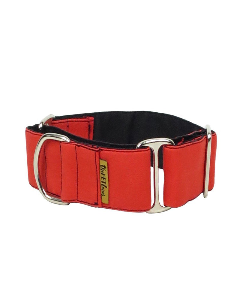 ThePetLover Martingale Collar for Dogs, L, Red and Black - PawsPlanet Australia