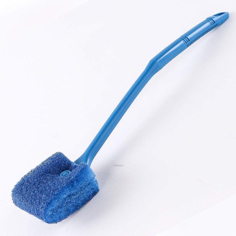 SLSON Aquarium Algae Scraper Double Sided Sponge Brush Cleaner Long Handle Fish Tank Scrubber for Glass Aquariums and Home Kitchen,15.4 inches - PawsPlanet Australia