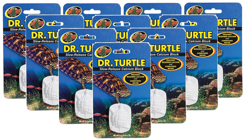 [Australia] - Zoo Med 10 Pack of Dr.Turtle Slow-Release Calcium Block 