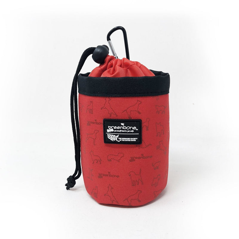 [Australia] - The Humane Society Nylon Travel Treat Bag Red 