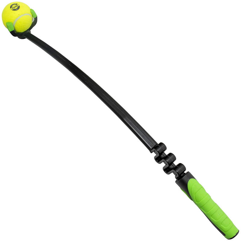Franklin Pet Supply Tennis Ball Launcher for Dogs Black/Green - PawsPlanet Australia