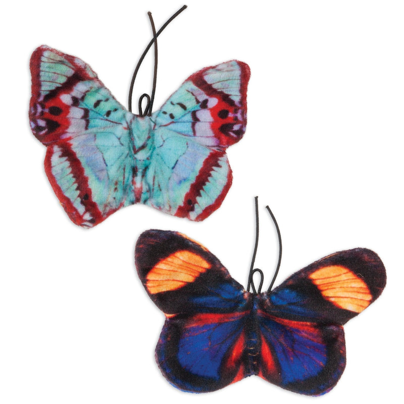 [Australia] - JACKSON GALAXY 32443 Crinkle Flies-Butterfly for Cats (2 Pack) Butterfly 