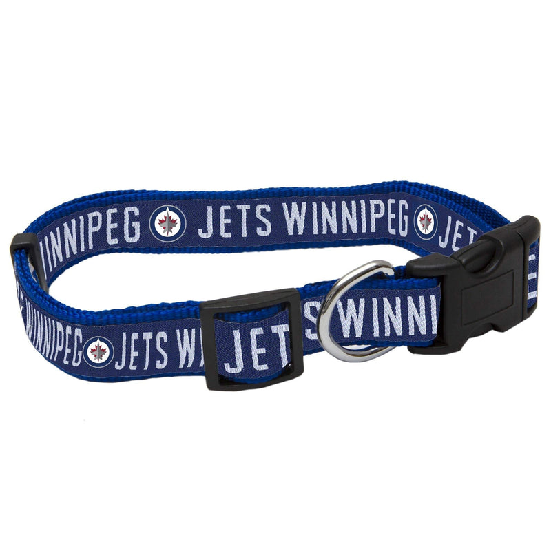 [Australia] - Pets First NHL Winnipeg Jets Collar for Dogs & Cats, Small. - Adjustable, Cute & Stylish! The Ultimate Hockey Fan Collar! 