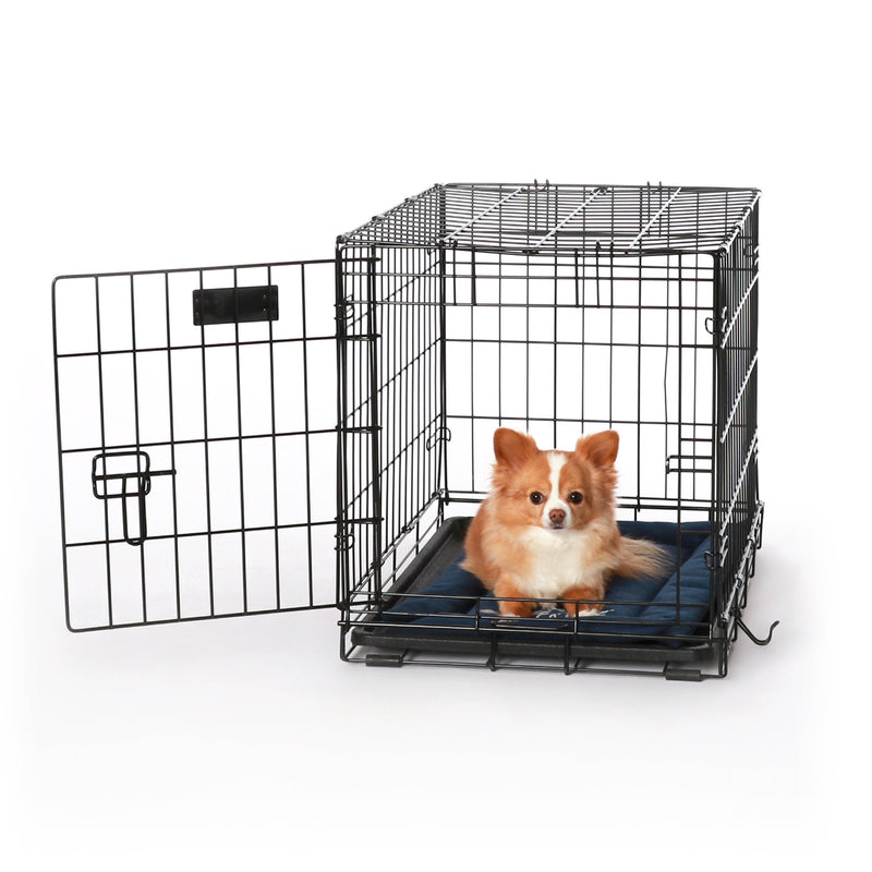 [Australia] - K&H Pet Products K-9 Ruff n' Tuff Crate Pad Extra Small Navy Blue (14" x 22") - 1260 Denier Rip-Stop Polyester for Pets That Need Extra Tough Fabric 