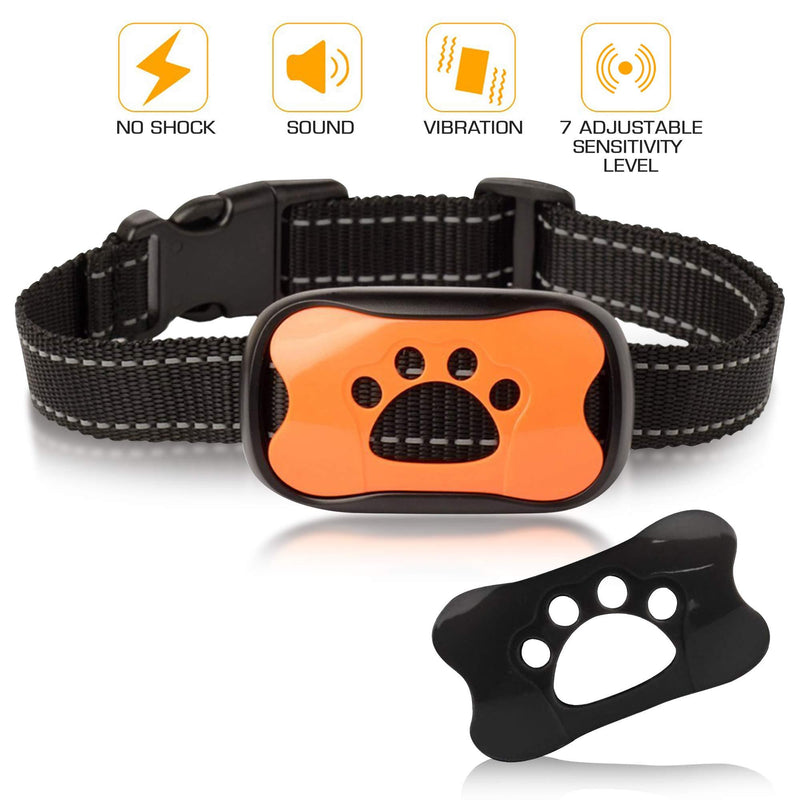 [Australia] - EZdogT Bark Collar - Effective New Collar Stops Barking. Humane with No Shock for Small Medium Large Dogs. Easy to Use with 7 Sensitivity Levels, Vibration, Sound. Latest Technology with Upgraded Chip 