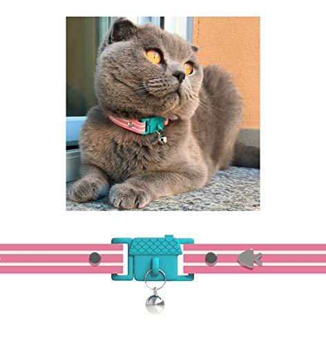 Kittyrama Cat Collar. Award Winning. As Seen in British Vogue. Other Styles and Colors Available. for Adult Cats Bermuda - PawsPlanet Australia