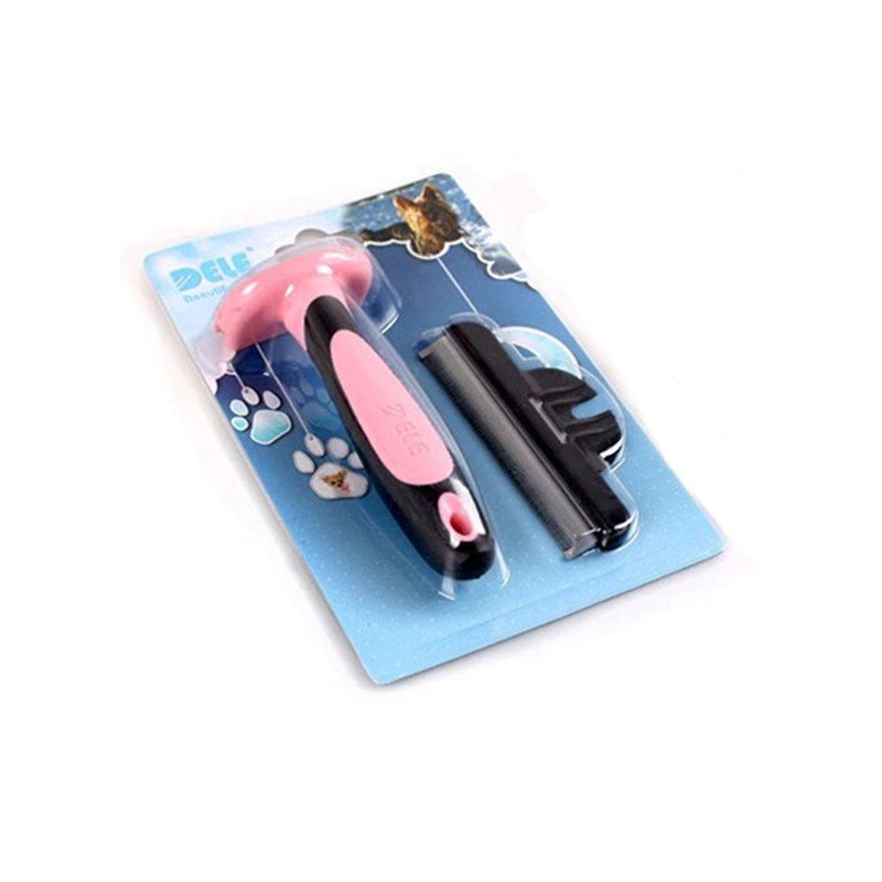 [Australia] - CORESPOT LLC Pet Deshedding Tool and Grooming Brush for Cats and Dogs Pink 