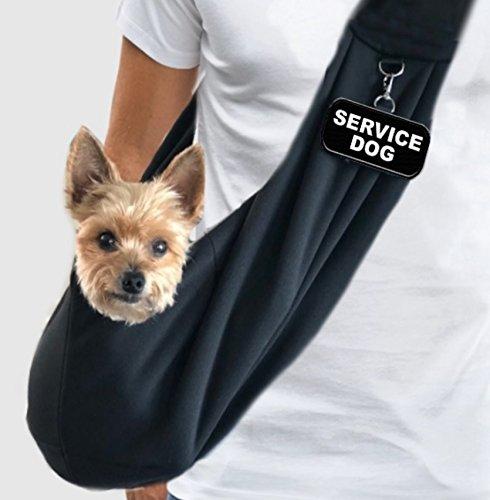 WORKINGSERVICEDOG.COM EZ-Sling Small Service Dog Sling Carrier - Includes Five Service Dog Law Handout Cards - PawsPlanet Australia