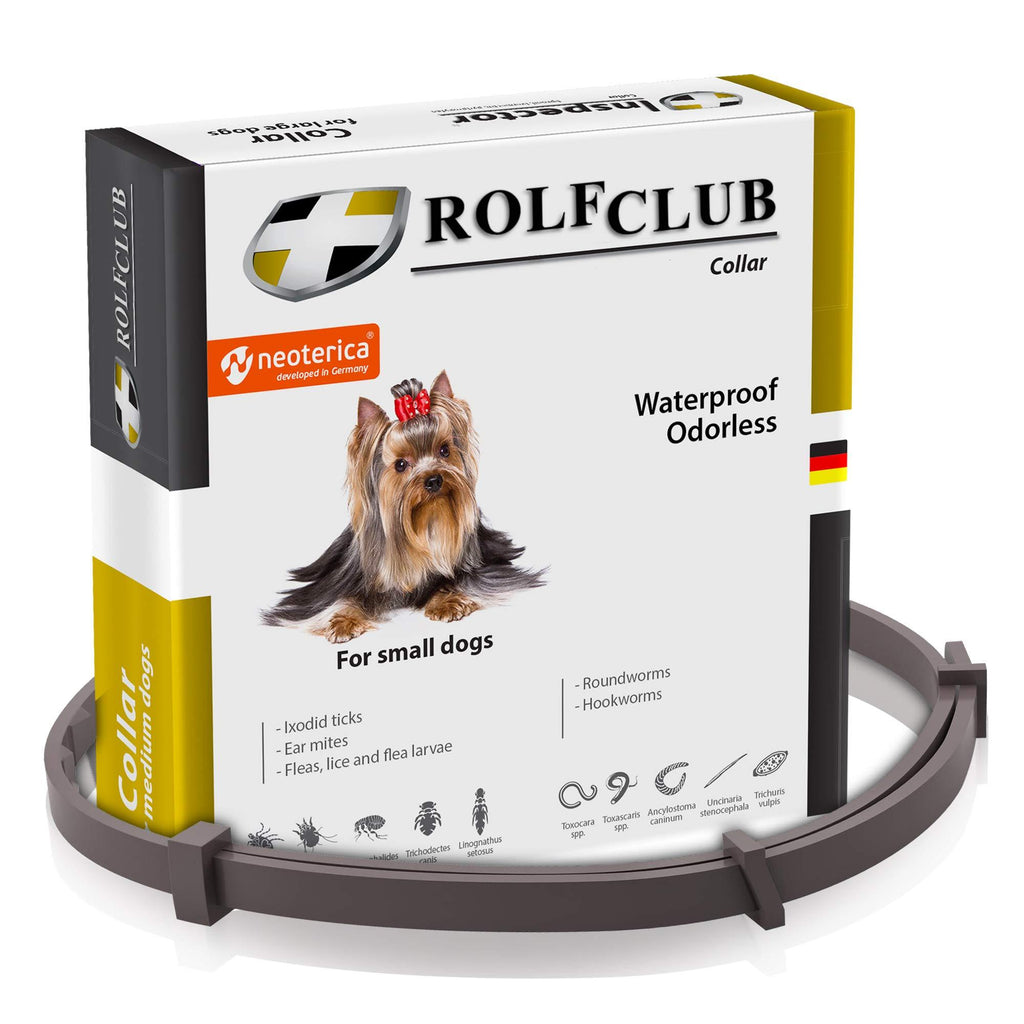 Rolf Club 3D Flea & Worm Collar for Dogs - Flea Control and Tick Treatment - Better Than Oral Flea Control - Dog Dewormer - Dog Worm Treatment for Tapeworms - PawsPlanet Australia