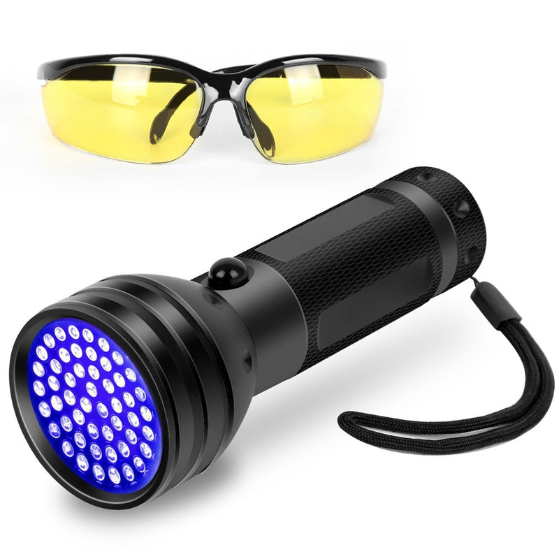 Black Light Flashlight, 51 LED Black Light for Urine Detection for Pet Urine,uv-2 Black Light-05 - PawsPlanet Australia