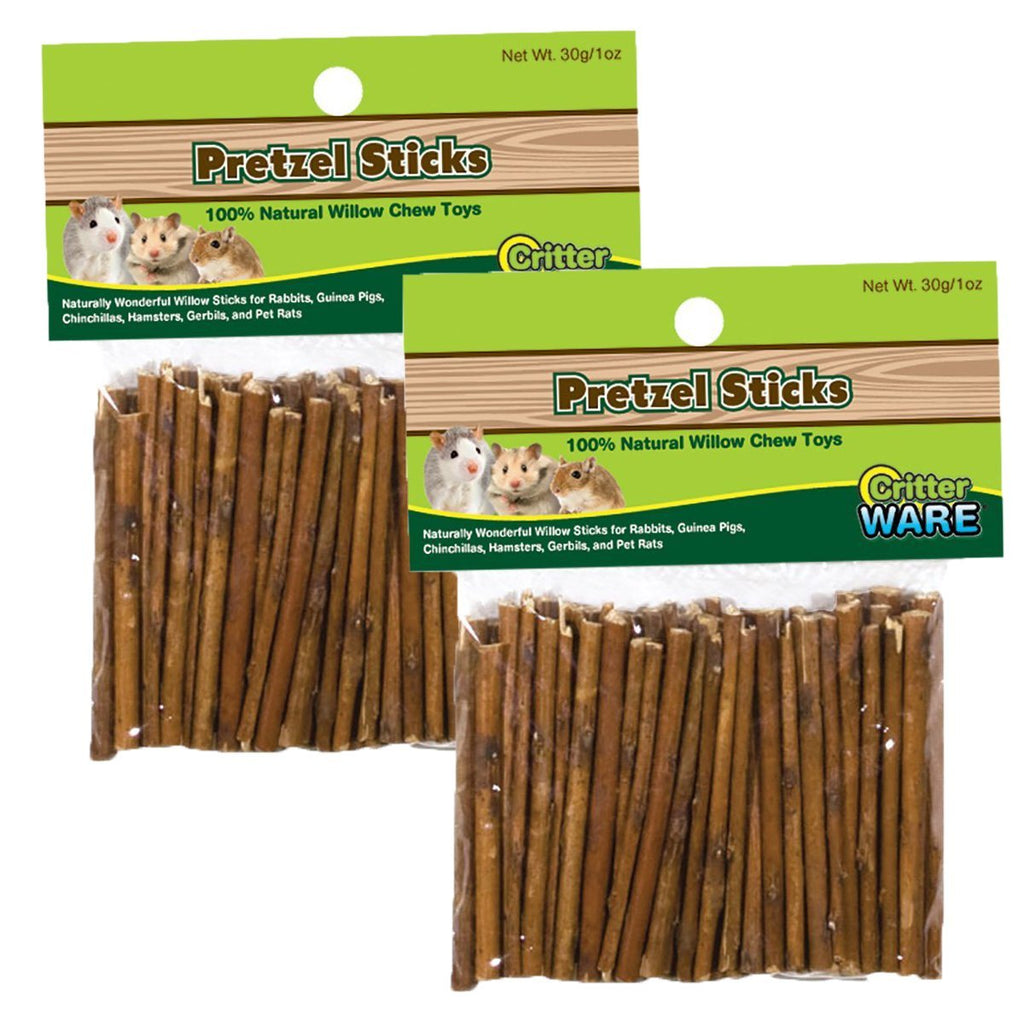 [Australia] - Ware Manufacturing Ware Willow Critters Pretzel Sticks Small Pet Chew, 2 oz 