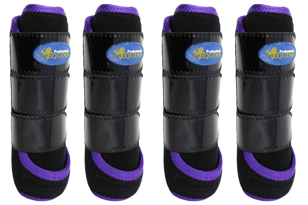 [Australia] - Professional Equine Horse Medium 4-Pack Sports Medicine Splint Boots 4166C 