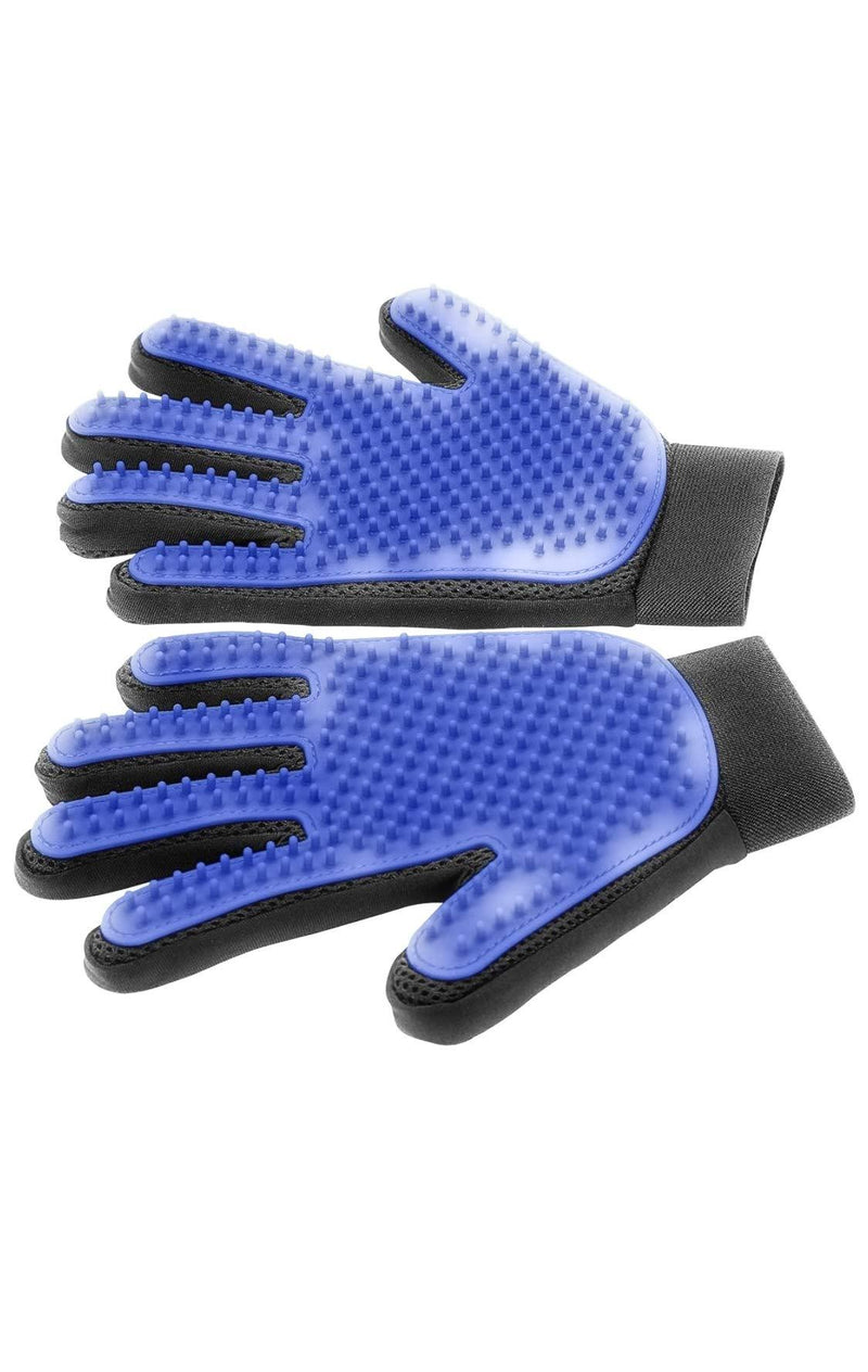 [Australia] - Pet Hair Remover Glove - Gentle Pet Grooming Glove Brush - Deshedding Glove - Massage Mitt with Enhanced Five Finger Design - Perfect for Dogs & Cats with Long & Short Fur - 1 Pack 