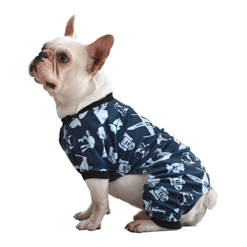 CuteBone Soft Puppy Pajamas Cute Dog Pjs Jumpsuit Pet Clothes Apparel Chest Girth12.5" Star Wars - PawsPlanet Australia
