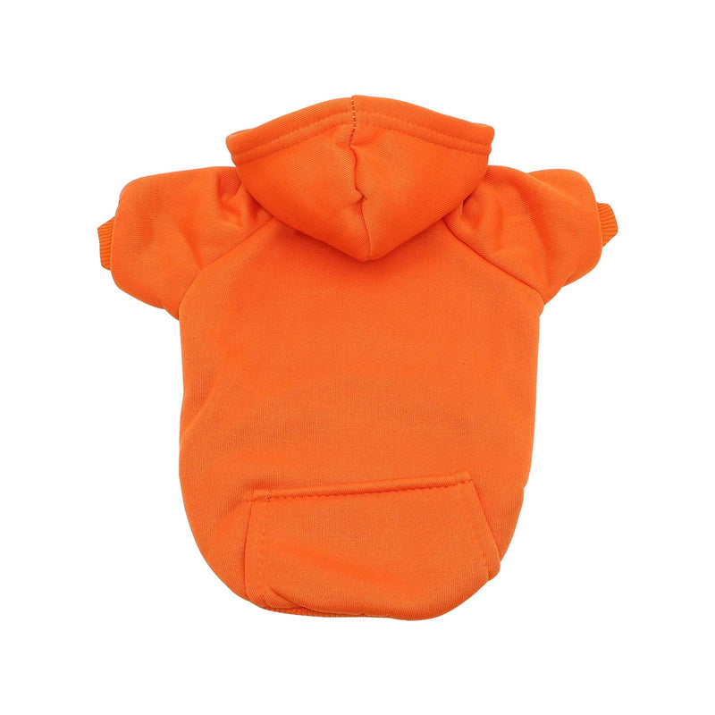 YAODHAOD Dog Hoodie Cotton Basic Dog Casual Sweatshirt Knitwear for Kittens and Puppies Pet Clothing Small Dog Special Size：S Orange - PawsPlanet Australia