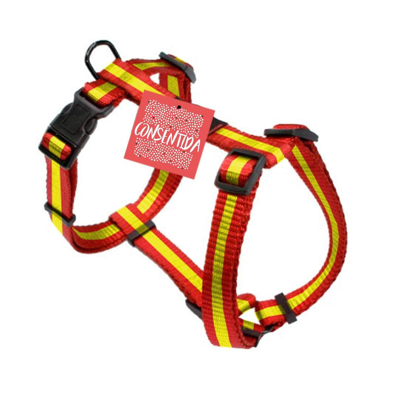 Consentida cn205526 Harness Spain T-3, 35 – 55 x 2 cm, L, Red and Yellow - PawsPlanet Australia
