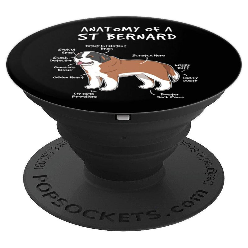 Anatomy Of A St. Bernard Dog Funny Puppy Pet Gift Black - PawsPlanet Australia