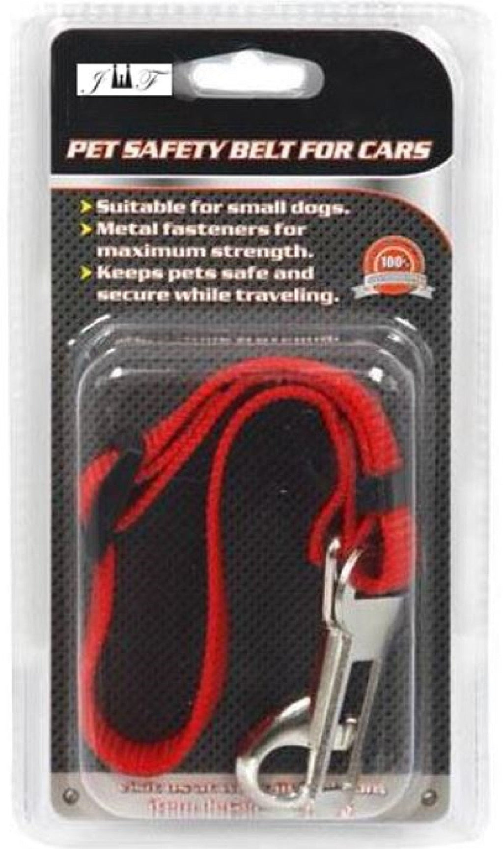 [Australia] - JEWELS FASHION Pet Safety Belt for Cars - Metal Fasteners for Maximum Strength, Suitable for Small Dogs - Keep Pets Safe & Secure While Traveling 