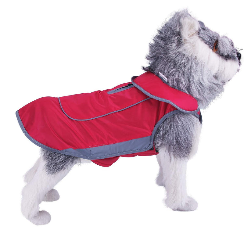 ThinkPet Outdoor Adventure Winter Dog Jacket Waterproof Reflective Warm Coat L Red Large Cute Style Red - PawsPlanet Australia