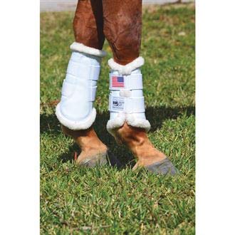 [Australia] - Dressage Sport Boot (DSB, Multiple Colors and Sizes Glossy White With Flag Large 