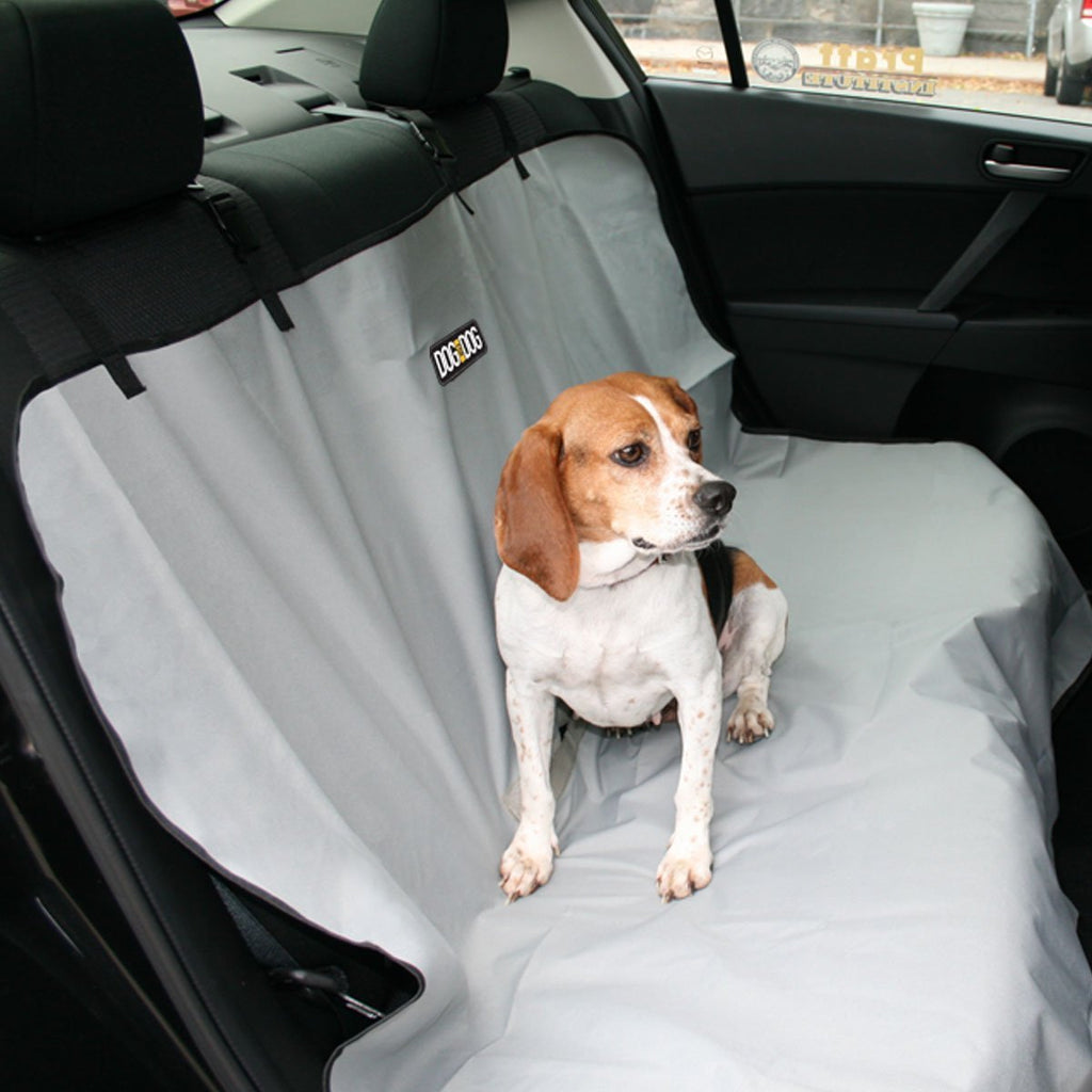 [Australia] - DOG for DOG Car Seat Covers for Dogs - Pet Car Seat Cover Waterproof Heavy Duty Bench 600D Universal Design Grey 