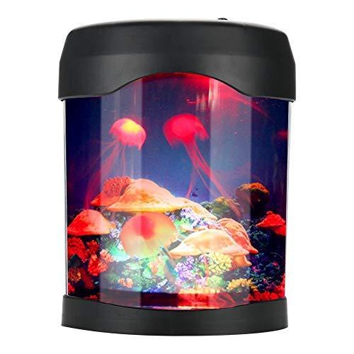 [Australia] - USB LED Mini Desktop Artificial Jellyfishes Lamp Color Changing Light Effects Aquarium Mood Lamp 
