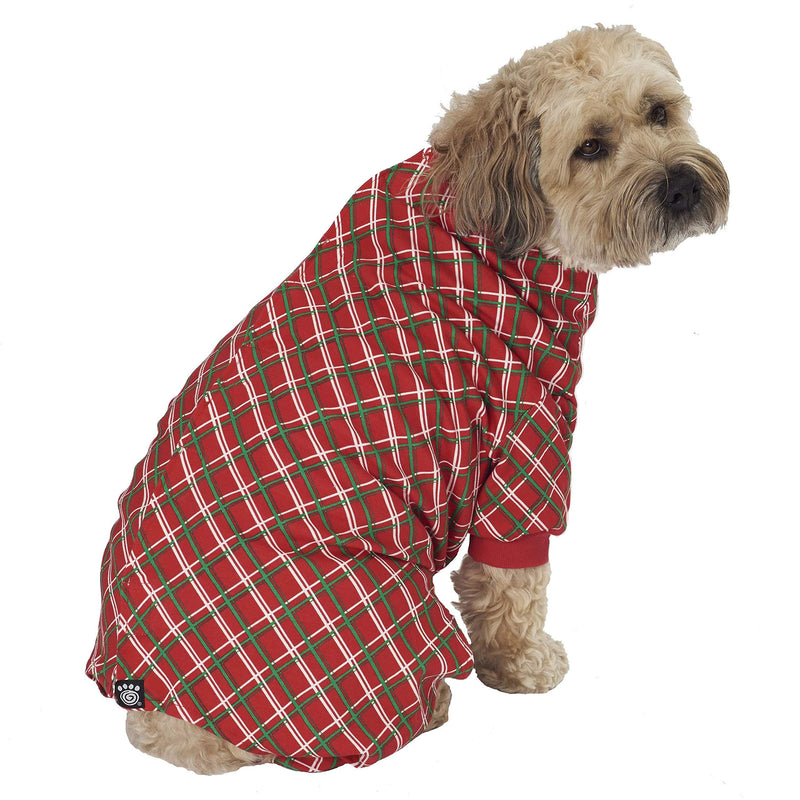 [Australia] - PetRageous Plaid Dog Pajamas Small Red 