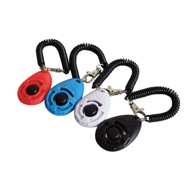 Ruconla- 4 Pack Dog Training Clicker with Wrist Strap, Pet Training Clicker Set - PawsPlanet Australia