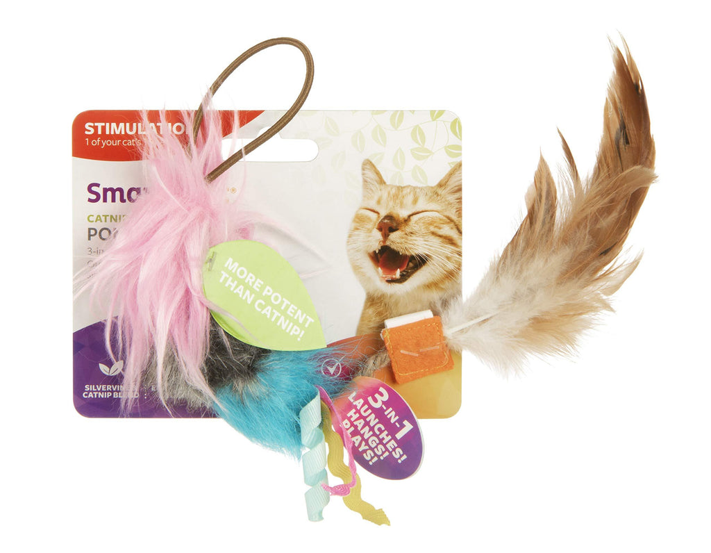 [Australia] - SmartyKat Pom Pom Player Door Dangler Catnip and Silvervine Cat Toy 