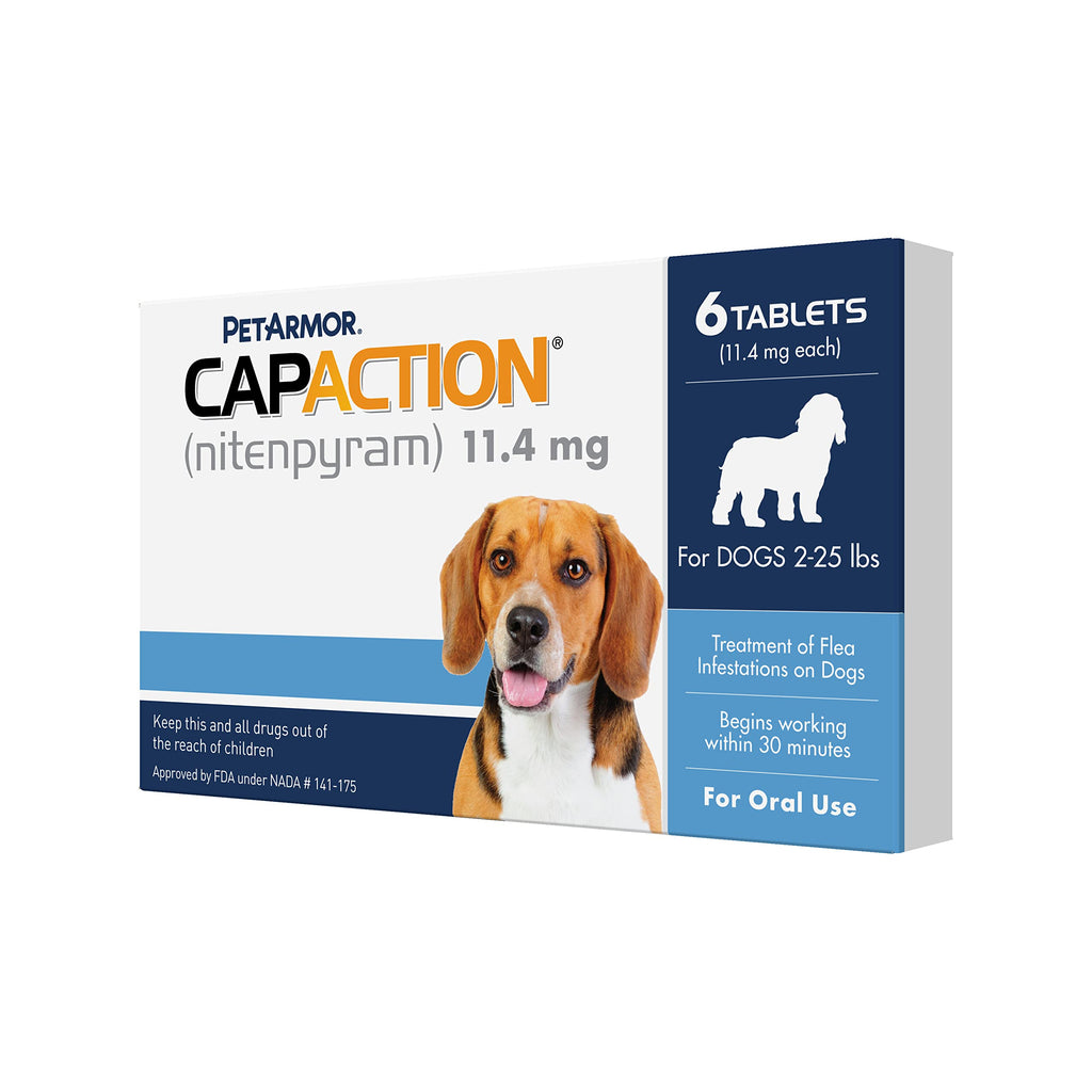 PetArmor Capaction Oral Flea Treatment for Medium & Large Dogs (Over 25 lbs) 2-25 lbs - PawsPlanet Australia