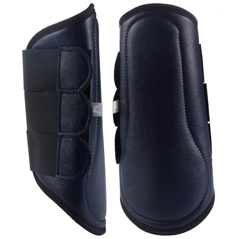 [Australia] - Horze Parker Brushing Boots, Large Dark Navy 