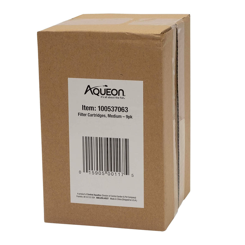 [Australia] - Aqueon Quietflow Replacement Filter Cartridge, Medium (Pack of 9) 