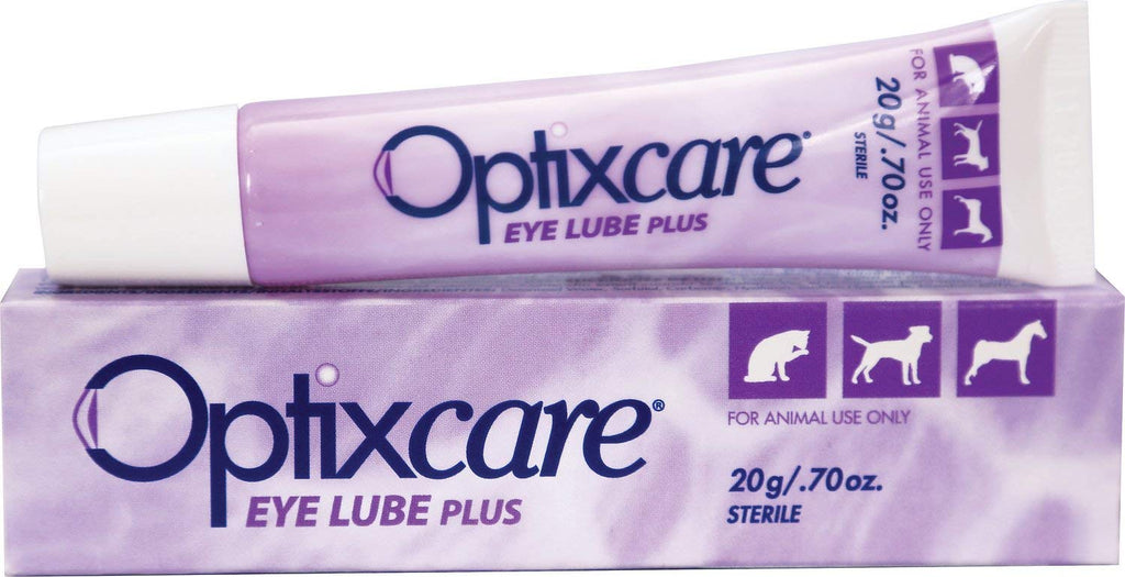 OptixCare Eye Lube Plus + Hyaluron 20g for Dog Cat Horses, Pack of 3 - PawsPlanet Australia
