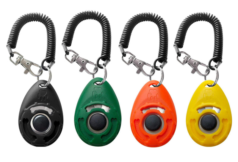 Pet Training Clicker with Wrist Strap - Dog Training Clickers 4 Color - PawsPlanet Australia