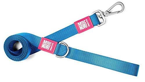 [Australia] - Max & Molly Simply Pure Collection, Durable Nylon Leash Large Pure Sky Blue 