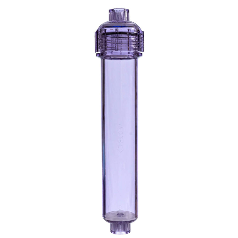 Avanti refillable Cartridge housing for Filter & Reactor Media GFO, DI Resin, biopellet, Carbon - Clear, 2-1/2" OD X 10" L (RC-1025C) 2" OD X 10" L - PawsPlanet Australia